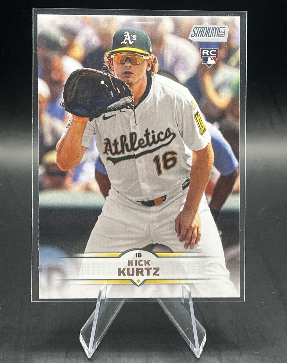 Nick Kurtz 2025 Topps Stadium Club #9 RC Rookie Athletics