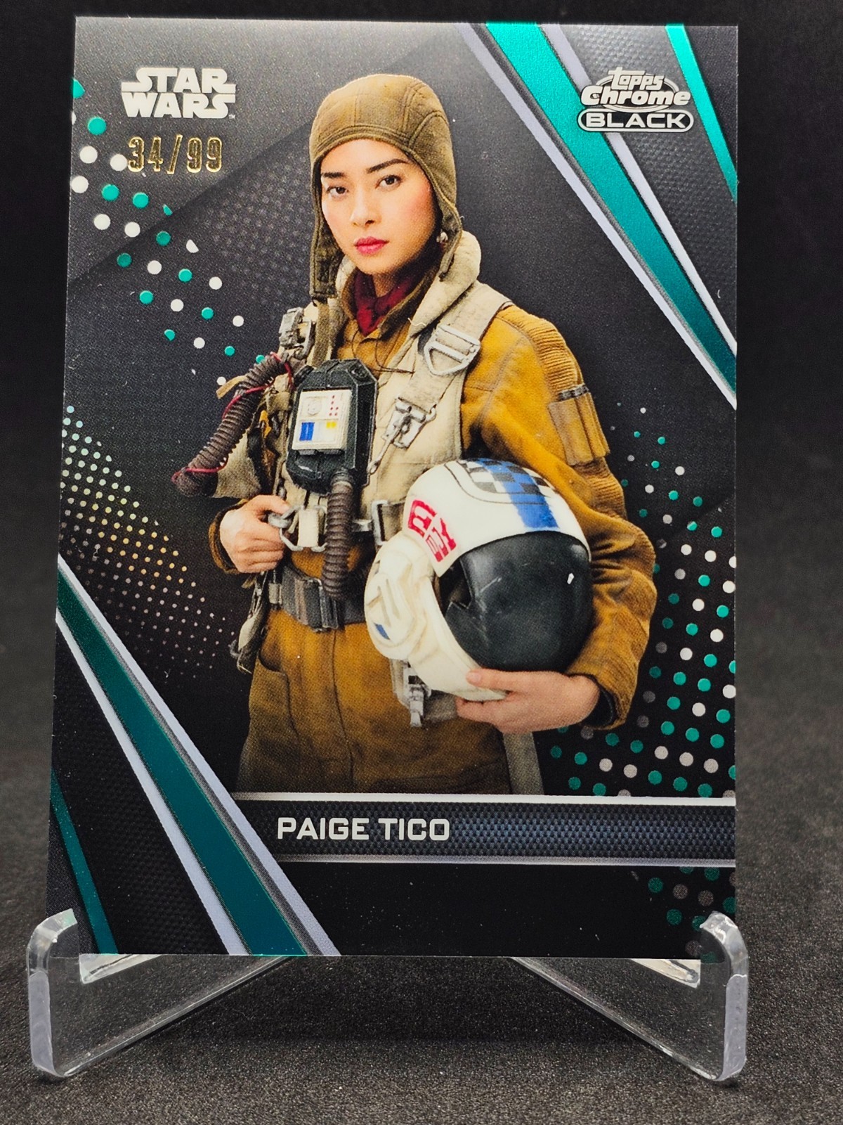 2023 Topps Chrome Black Paige Tico 34/99