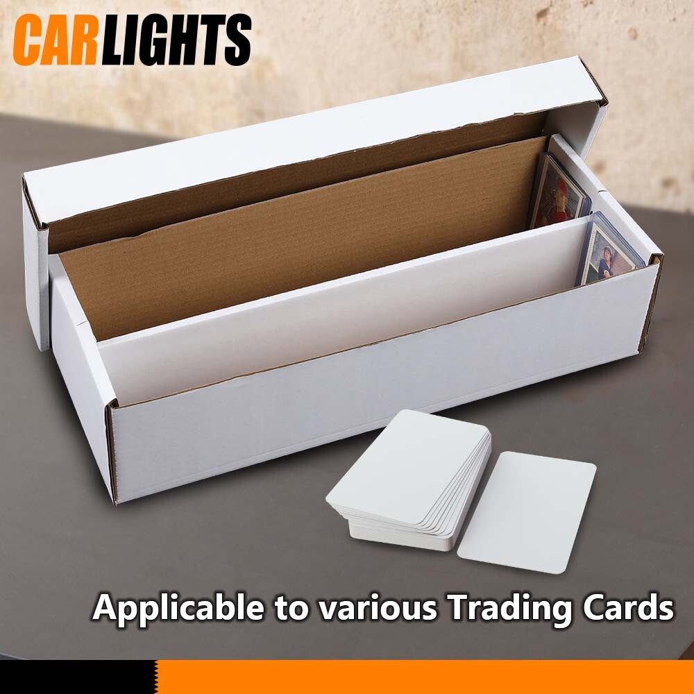 2Row Shoe Storage Box 1,600 CT Holds over 300 3×4 toploads Sports/Trading Card