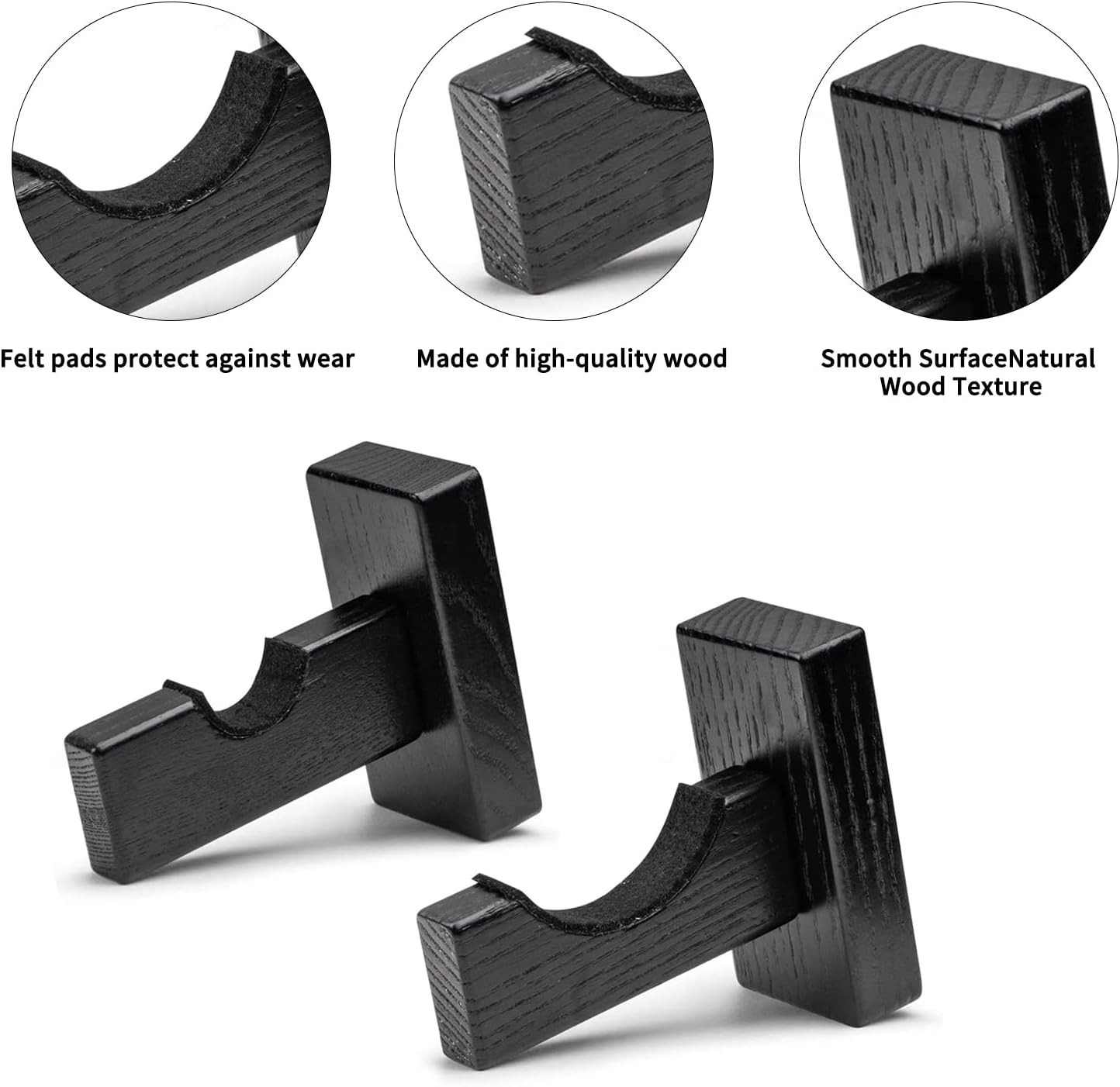 Lightweight Wooden Baseball Bat Holder – Easy to Assemble Display Solution