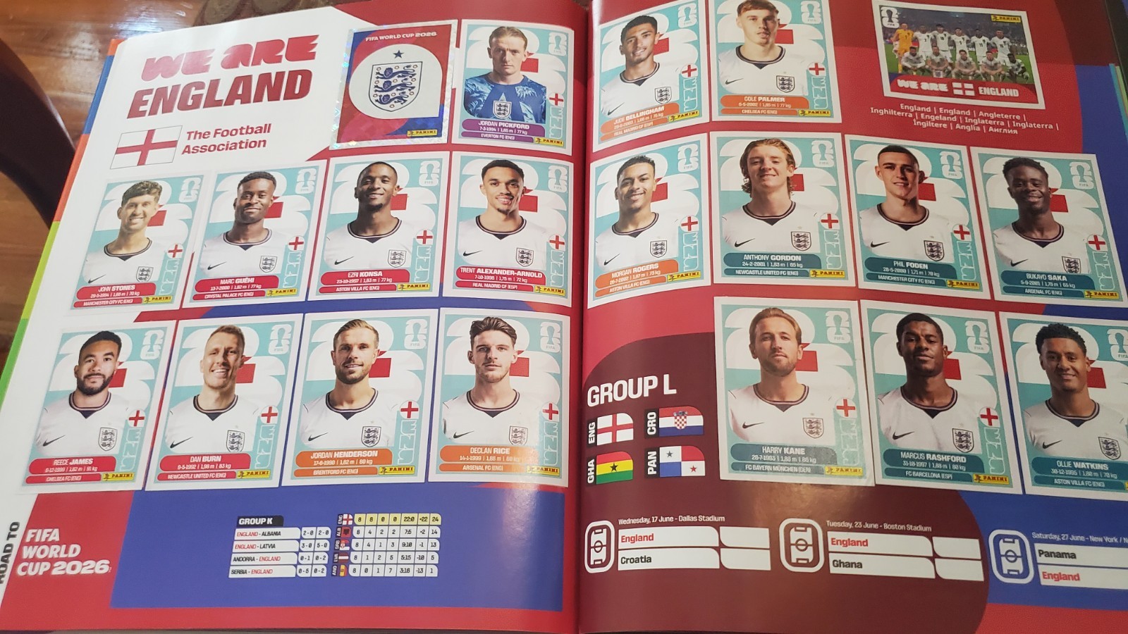 Panini World Cup 2026 Album Complete Hardcover. Album Tapa Dura Lleno.