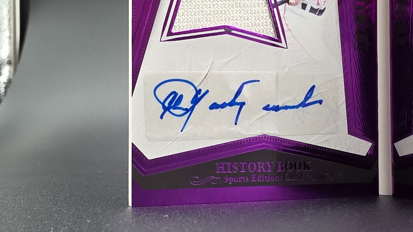 🔥 2025 Leaf History Book YAZ/ORTIZ Dual AUTO #1/8 PURPLE SSP 💎 Red Sox LEGENDS