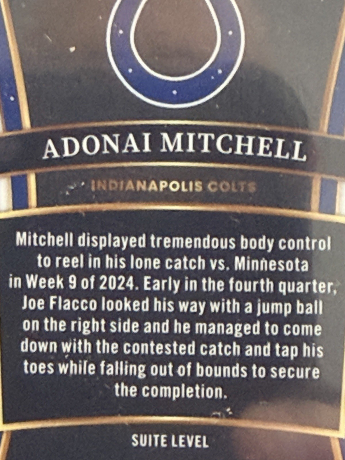 2024 Panini Select Suite Level Adonai Mitchell Gold Dragon Scale Prizm /10