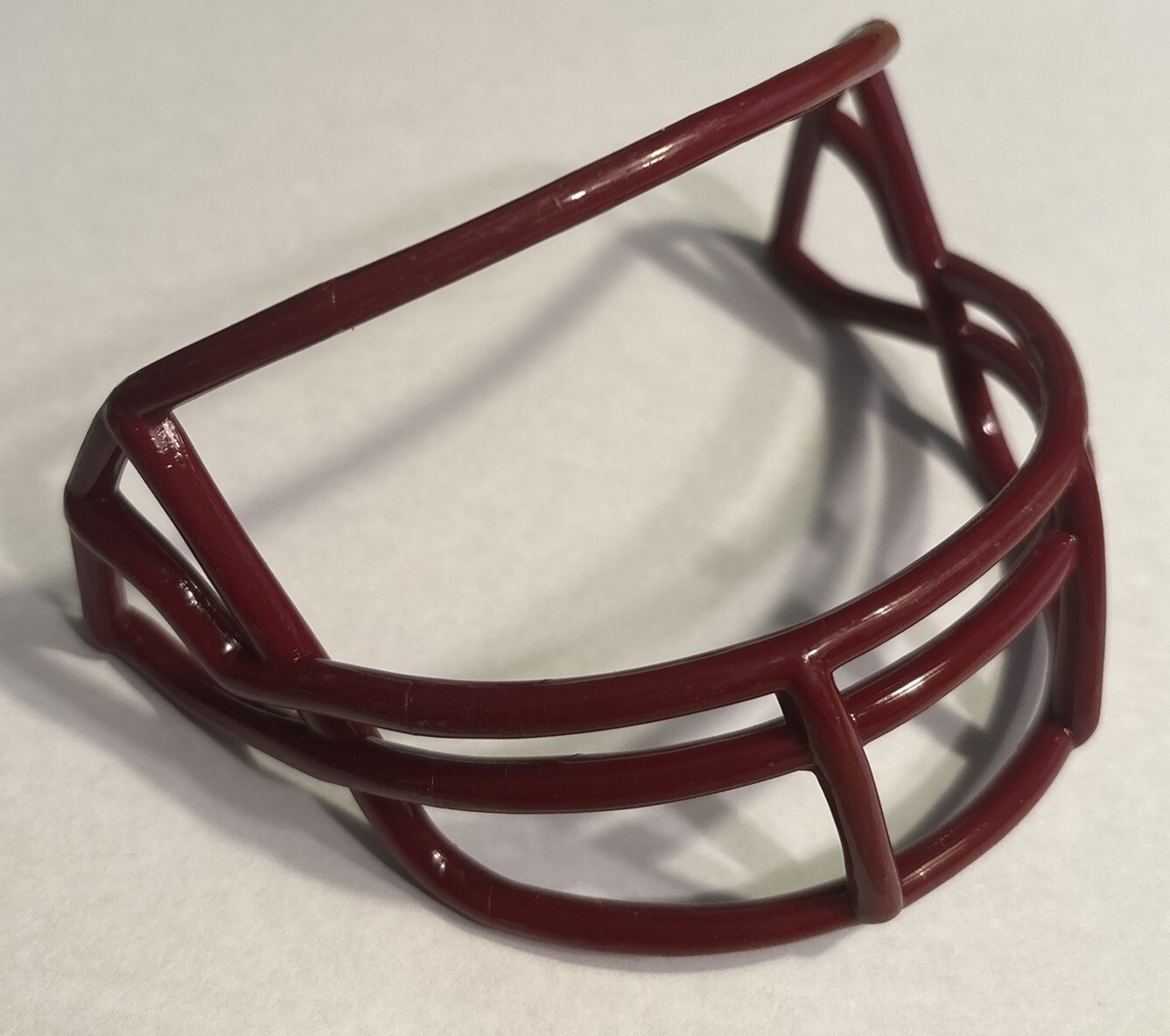 RIDDELL Z2B VSR4 Maroon Mini Football Helmet Facemask Replacement Conversion