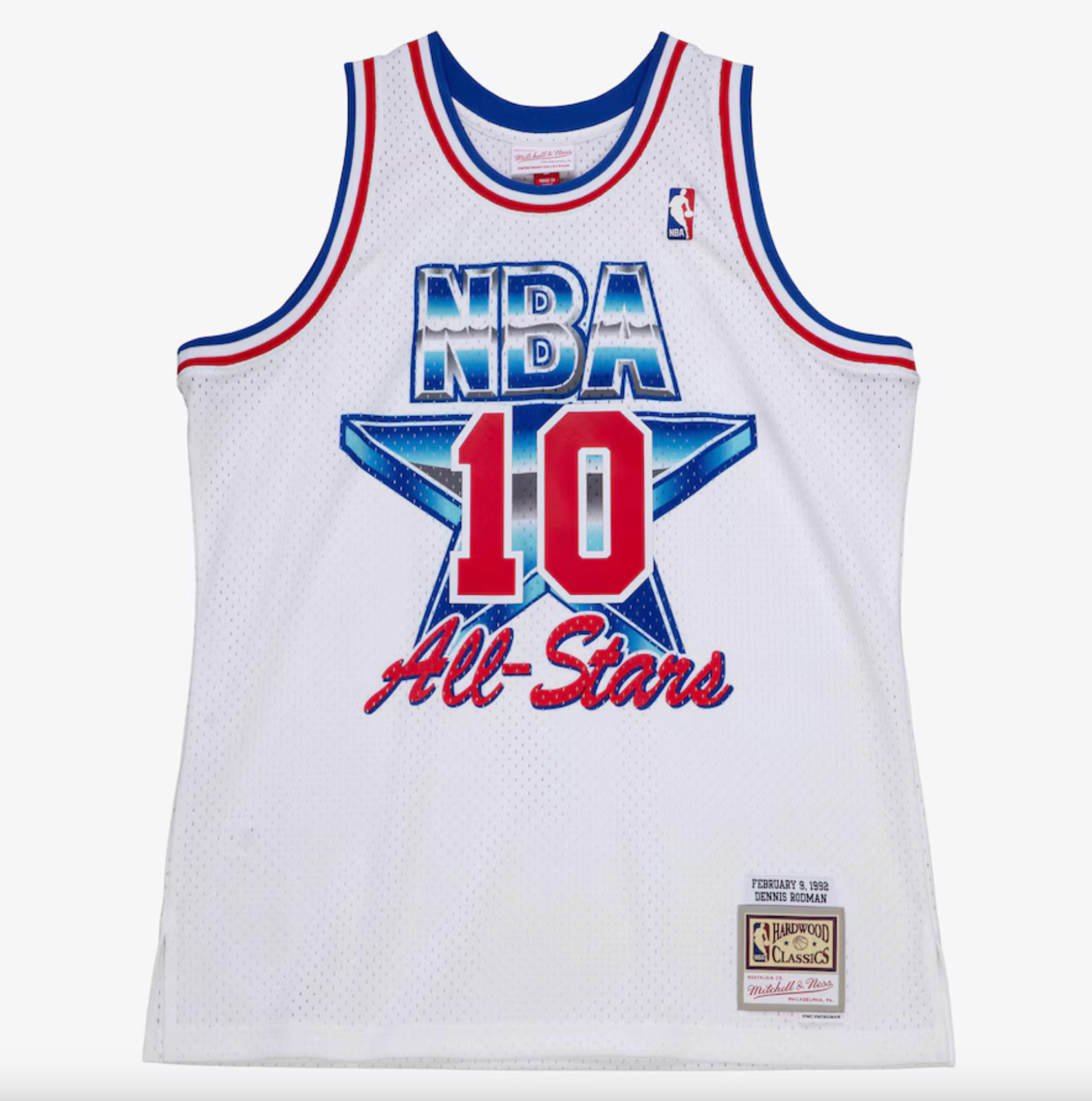 100% Authentic Dennis Rodman Chicago Bulls All Star Game ASG Swingman Jersey