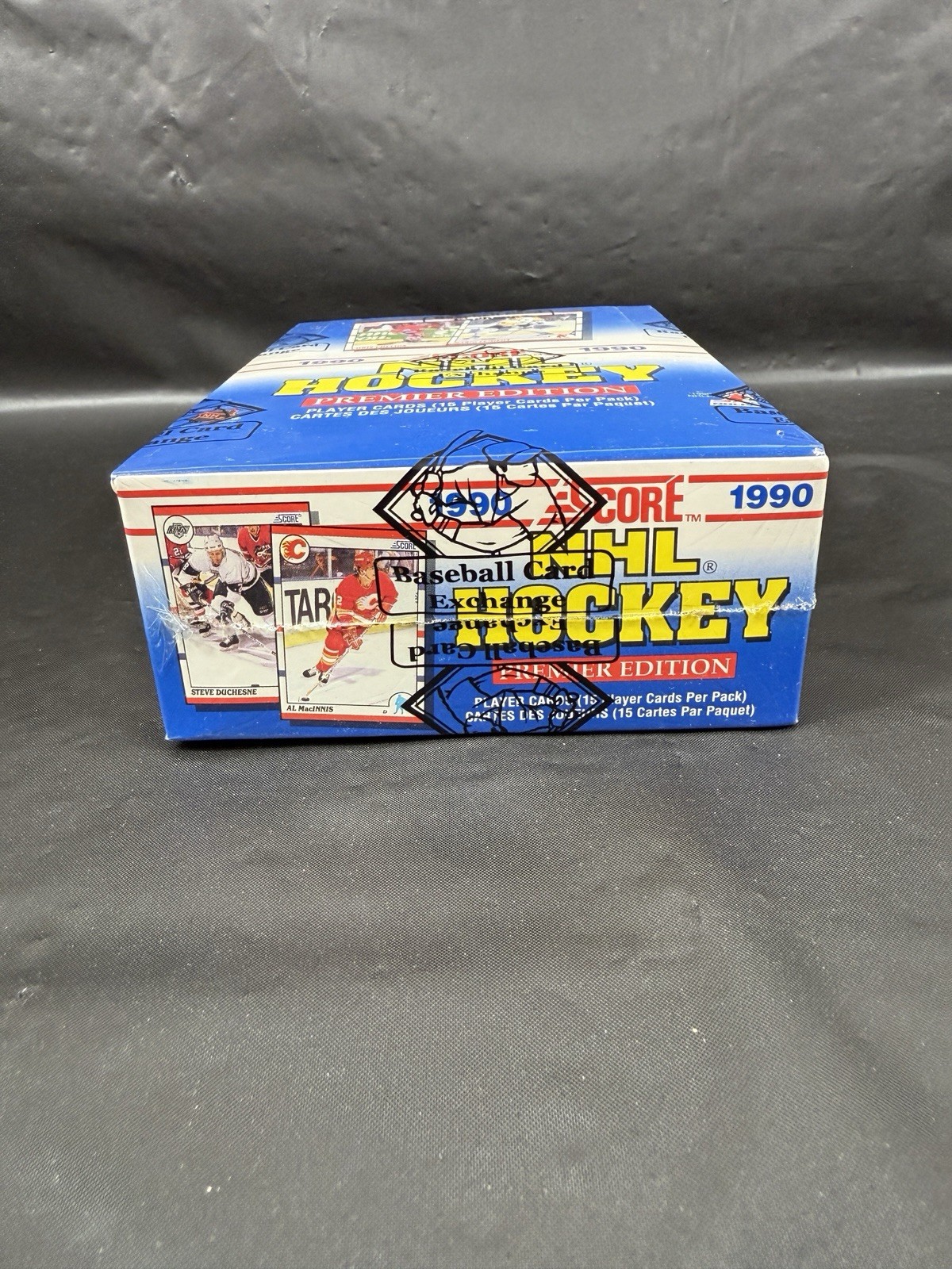 1990/91 Score Canadian Bi-Lingual Hockey Hobby Box BBCE FASC Verified Lindros RC