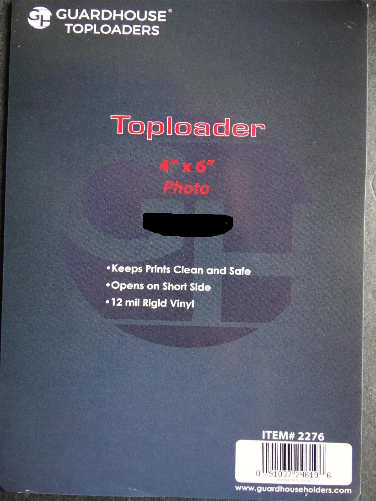 5 Loose 4 X 6 Holders and Sleeves Top Loader Card Holder