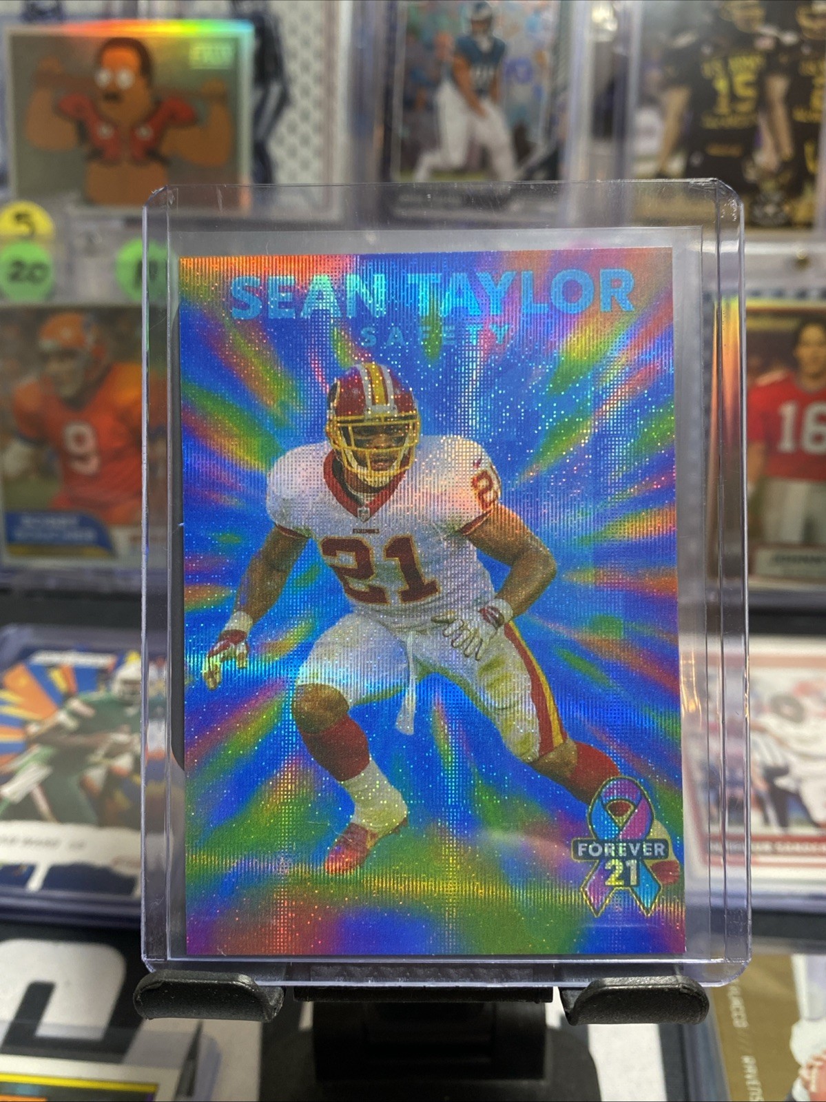 Faux Real Cards (FRC) Sean Taylor “Legend Lives On” Sparkle Foil Custom