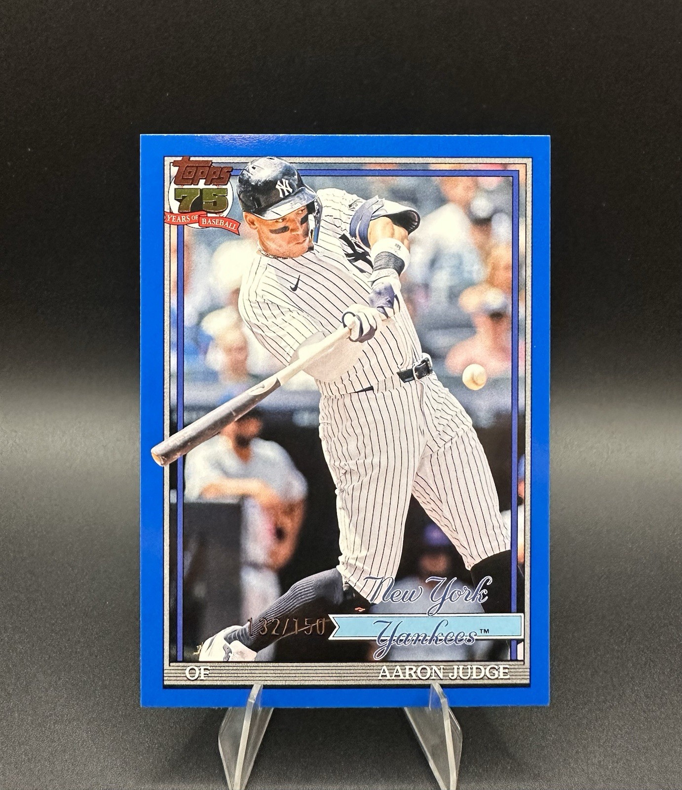 2026 Topps Series 1 Aaron Judge #T91-34 Blue /150