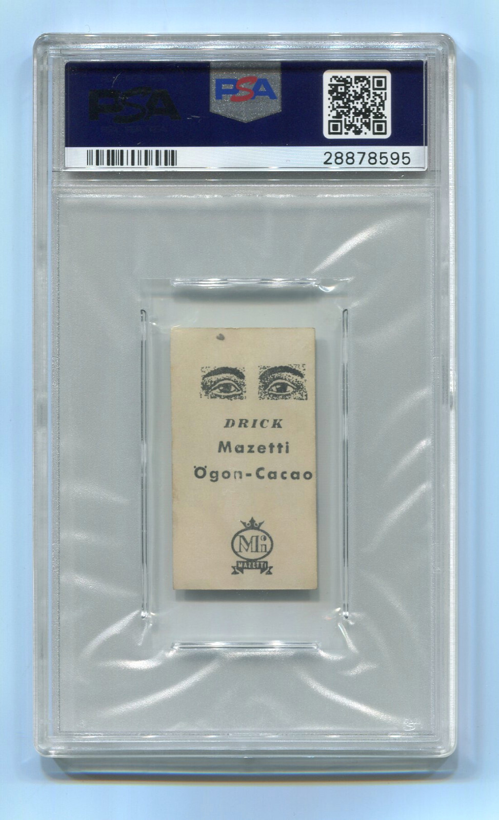 1930 Mazetti Black Tint Jack Dempsey PSA 5 EX HOF Boxing Swedish Pop 1 Highest