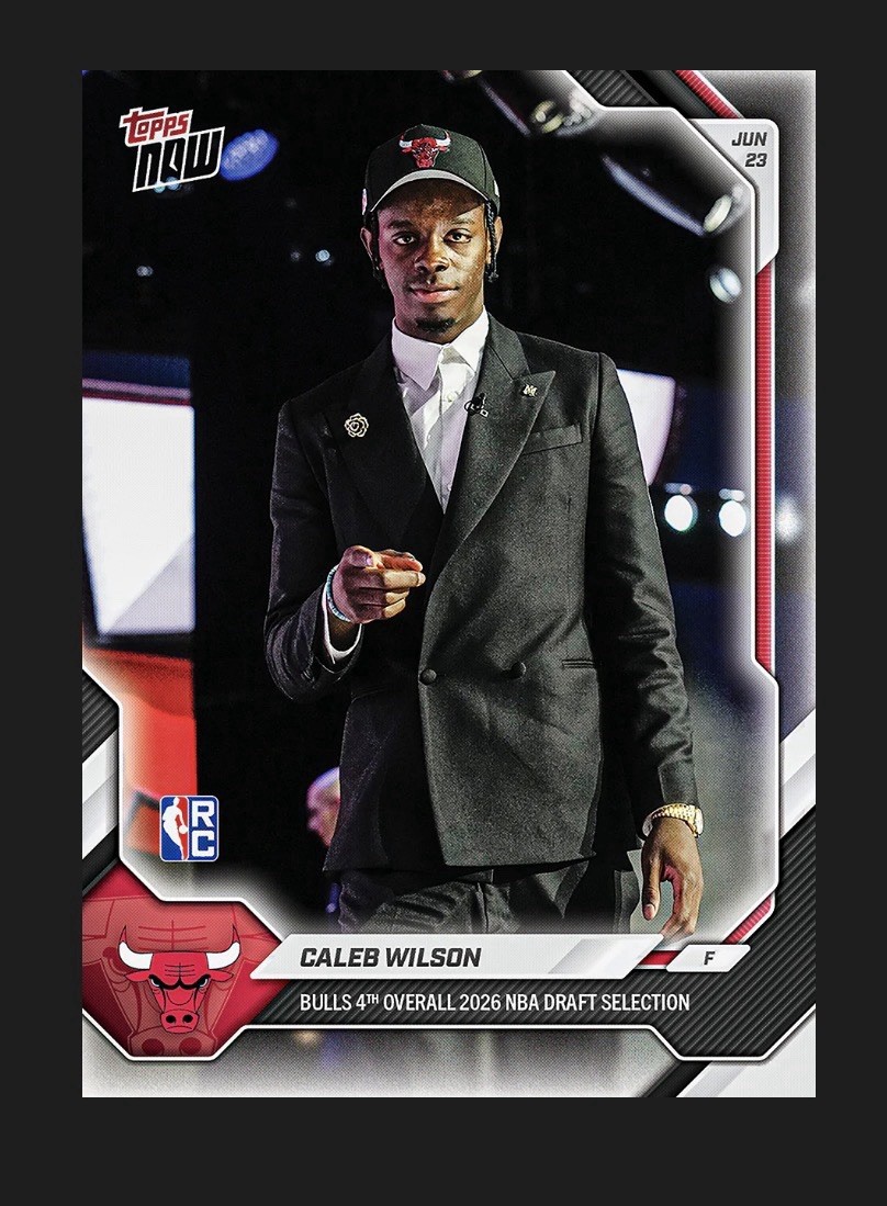 Caleb Wilson – 2025-26 NBA Topps NOW® Presale CHANCE AT 1/1 AUTO #4 Pick