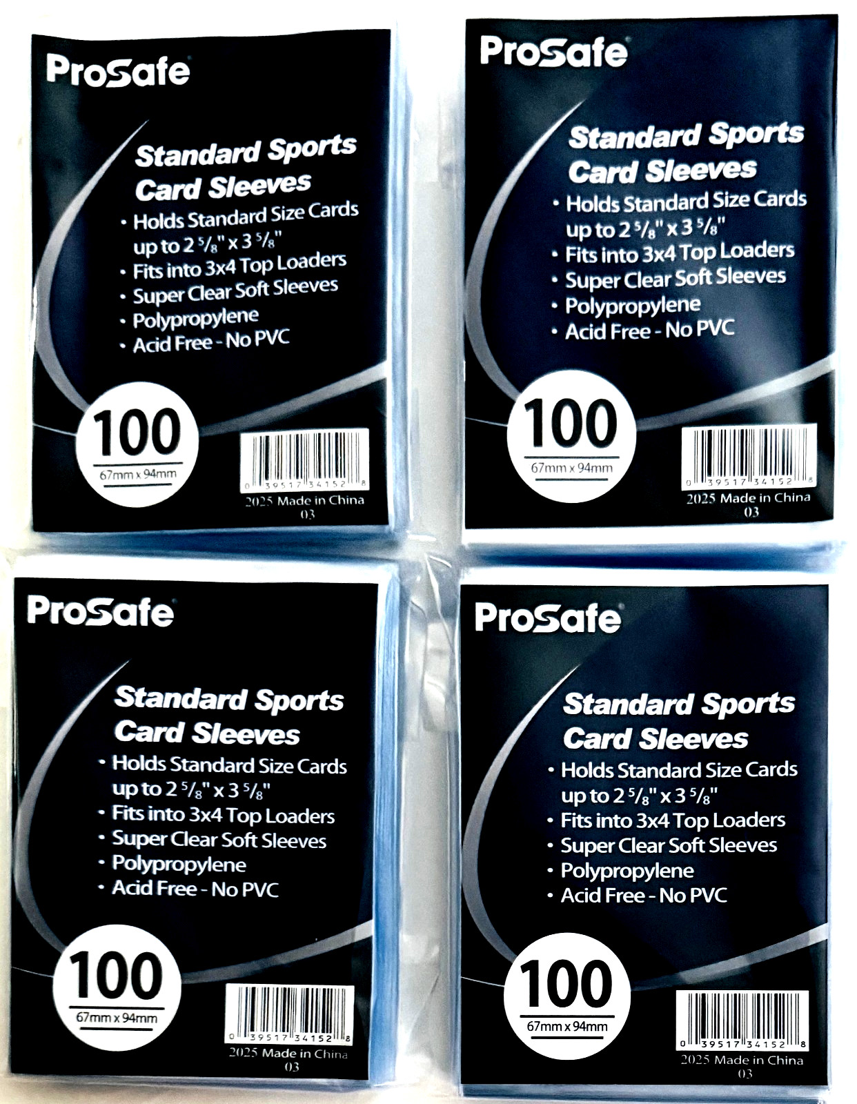 Card Sleeves – Standard Sport Trading Penny Sleeves – 100 500 1000 5000 10000