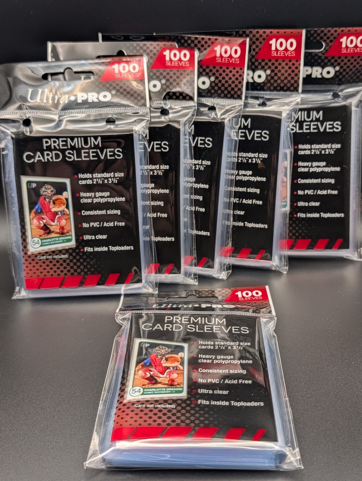 Ultra Pro PREMIUM Soft Card Penny Sleeves 6 (x100) Packs for 600 Total Sleeves
