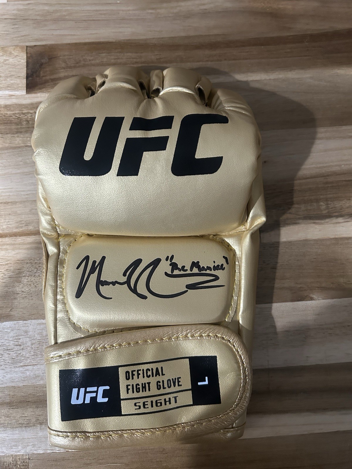 UFC Official Fight Glove Signed Autograph- Marcus Mcghee- MMA Memorabilia
