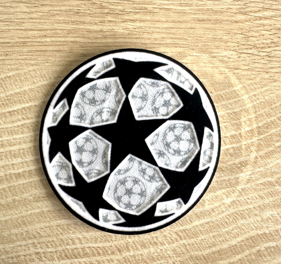 UEFA Champions League Starball + Foundation Patch Badge Set UCL