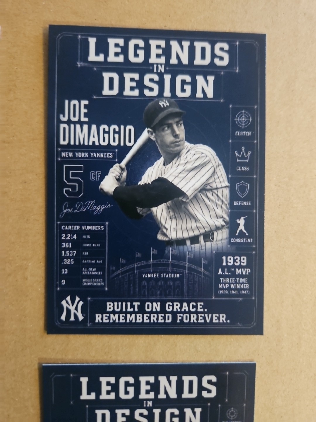Legends In Design Custom Cards – Yankee Blueprint – 12 Cards