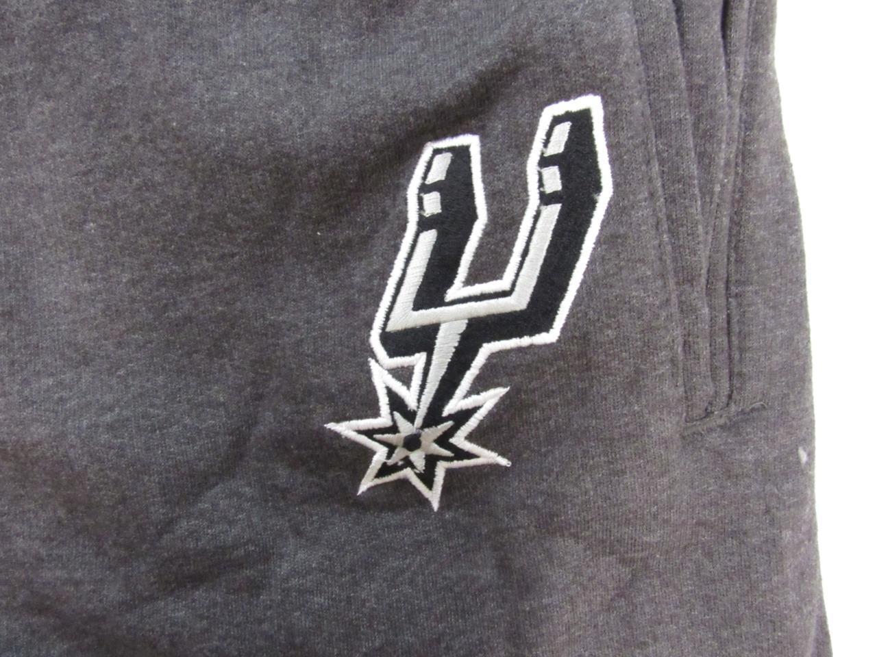 New San Antonio Spurs Mens Sizes M-L-XL-2XL-3XL-Tall Black Majestic Sweat Pants