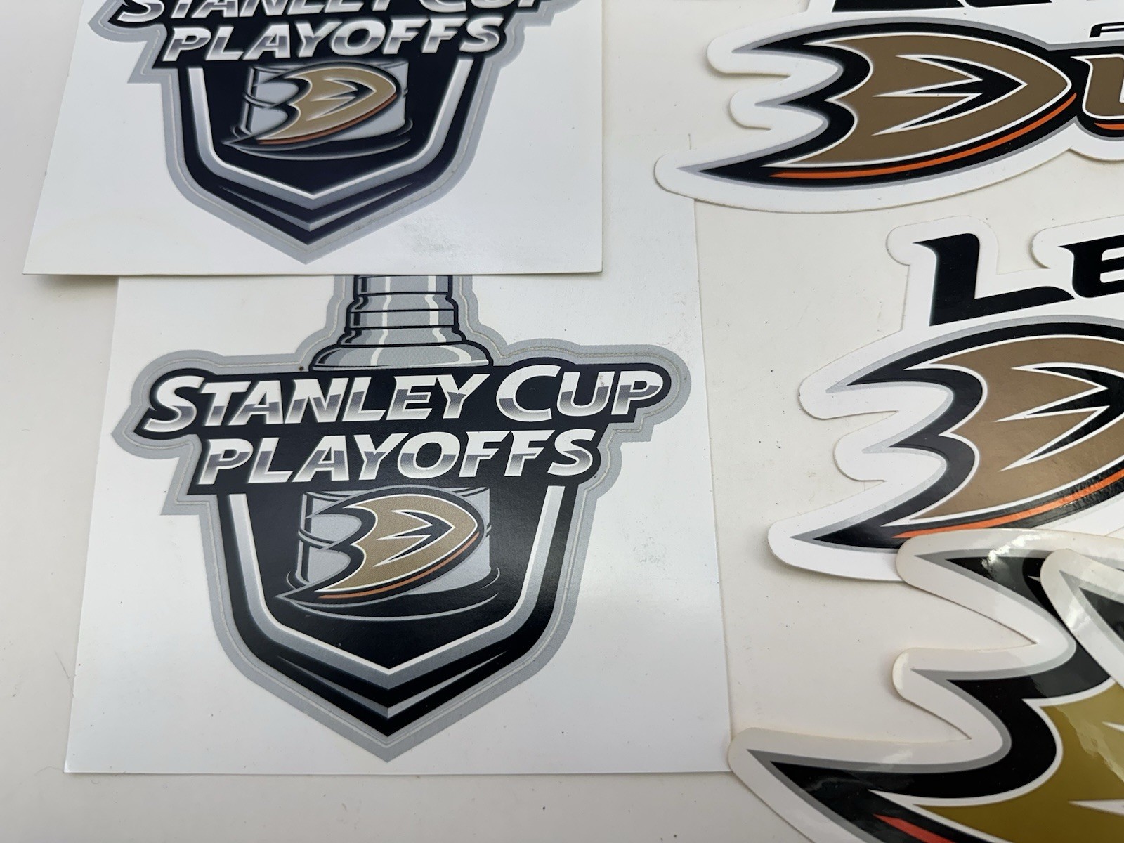 42pc Lot Anaheim Ducks – NHL Hockey Decals/ Stickers Large Lot 2007 Stanley Cup