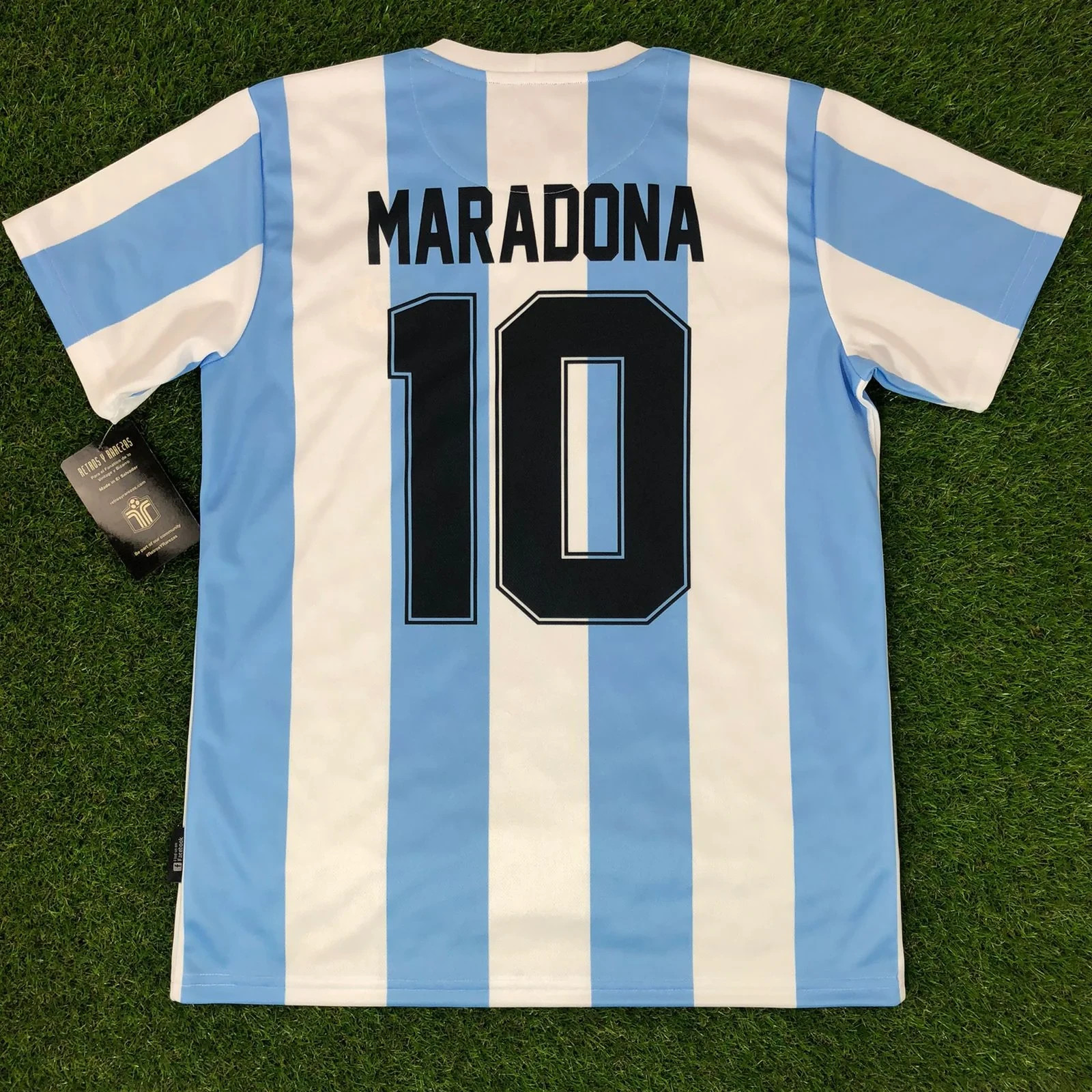 Argentina, Men’s Retro Soccer Jersey, 1986, Maradona #10
