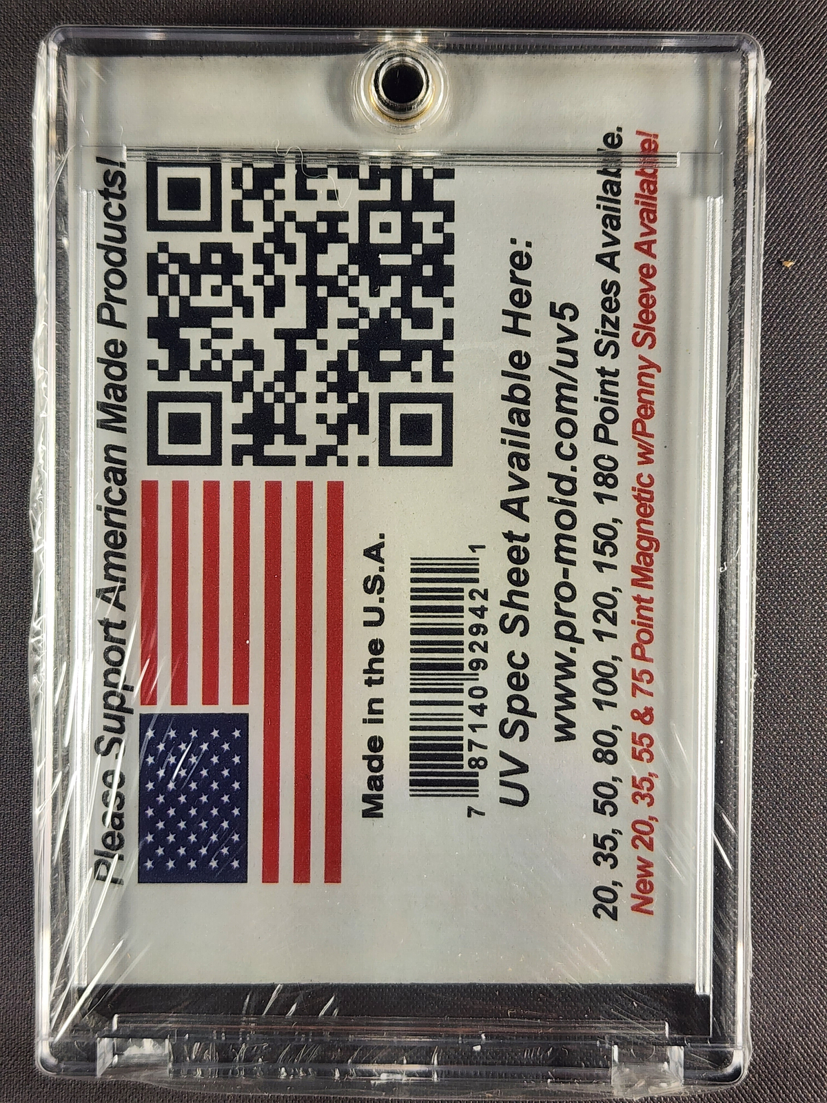 1x Pro Mold MH35 Original 35pt Magnetic Card Holder One Touch -Made in USA!
