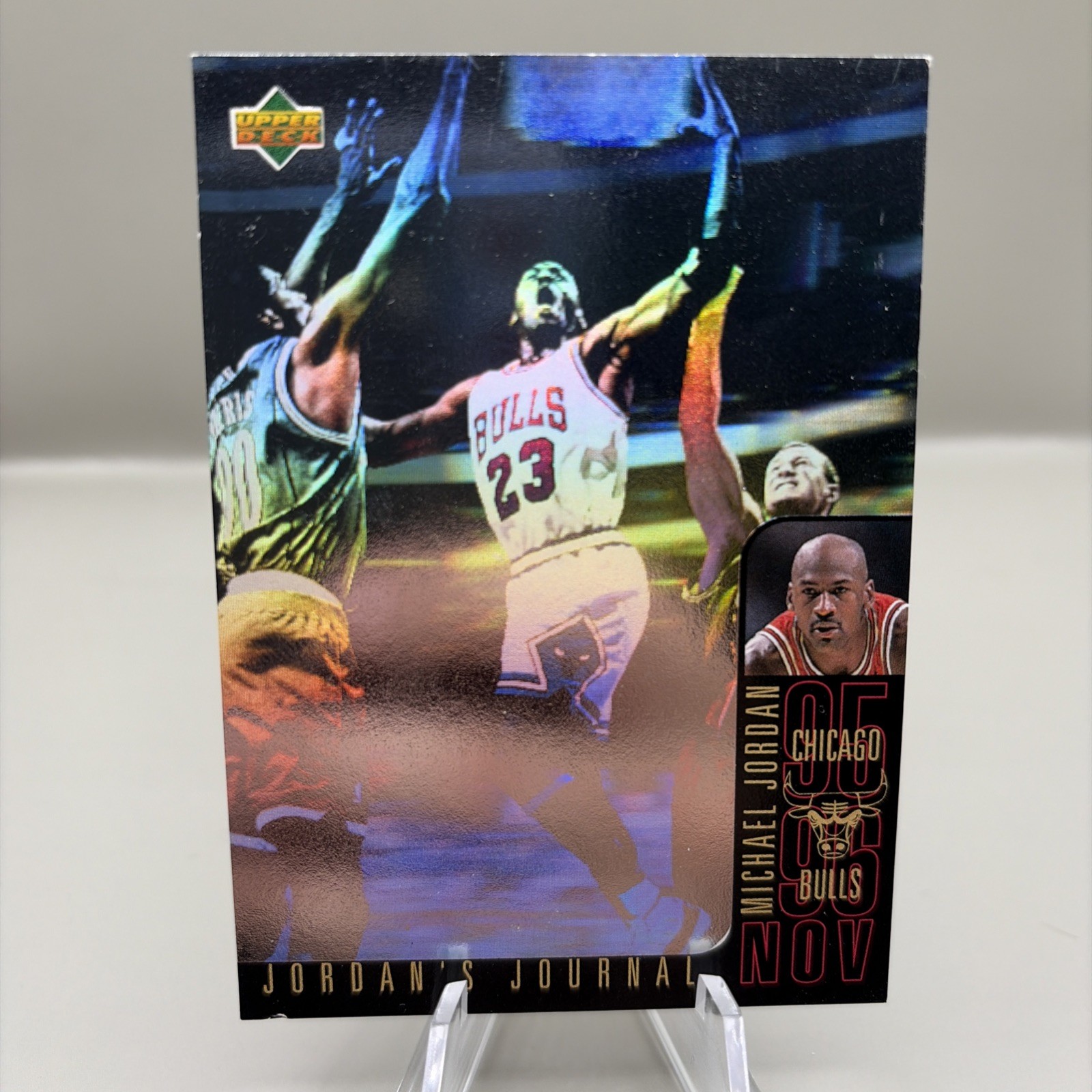 1996-97 Upper Deck Collector’s Choice Jordan’s Journal Michael Jordan #J1 Bulls