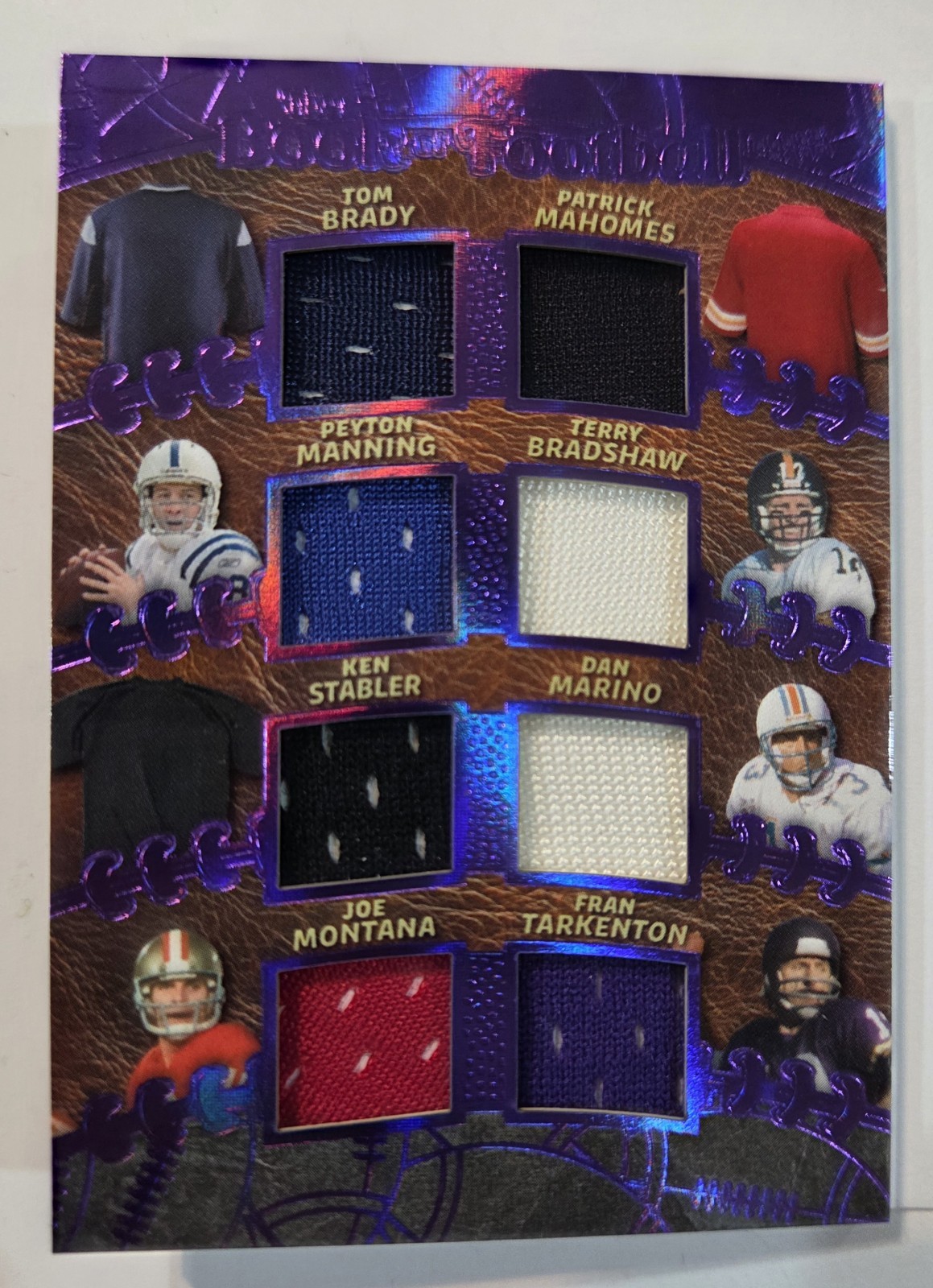 2026 Leaf Spectacular The Book of Football 24 Player Game-Used Booklet #4/6 BF-2