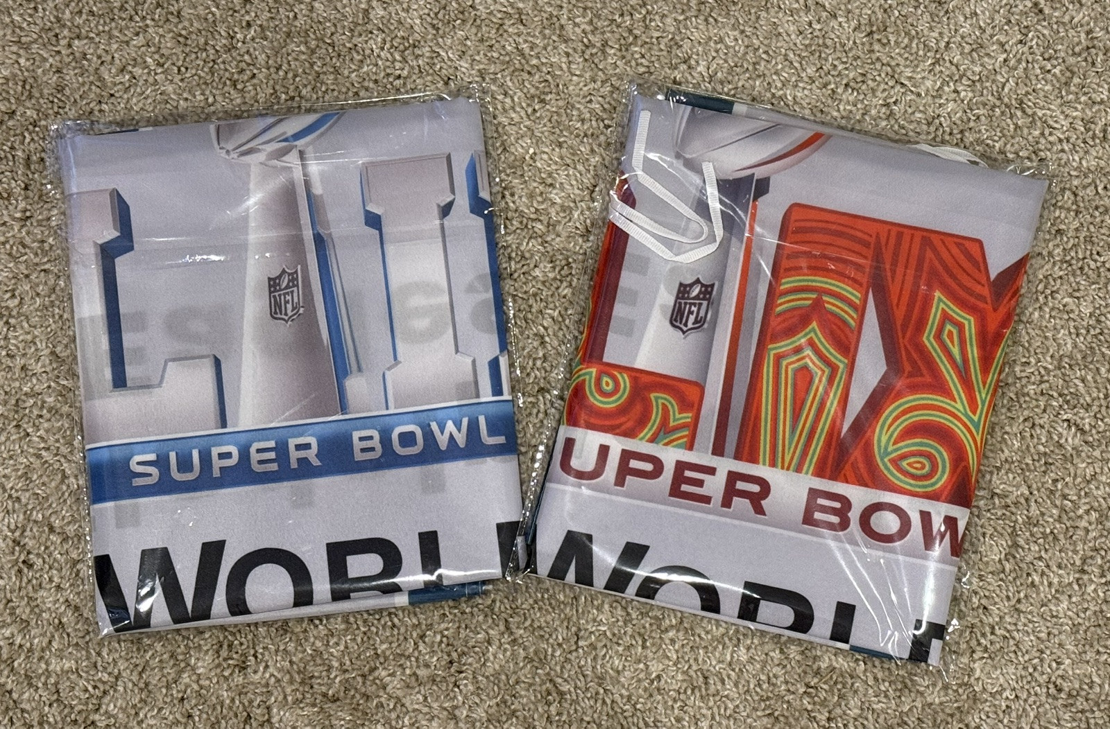Philadelphia Eagles Super Bowl Champions Complete Set Banners/Flags 2’ x 3’