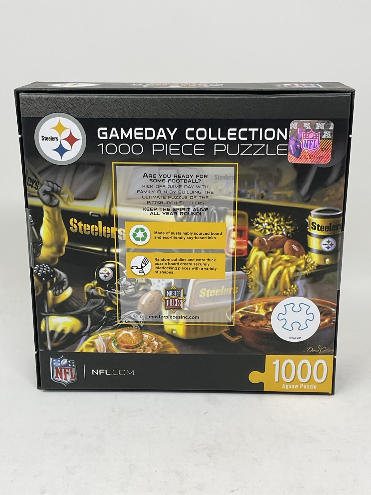 Pittsburgh Steelers 1000 Piece Jigsaw Puzzle Officially Licensed Nfl Fun Game…