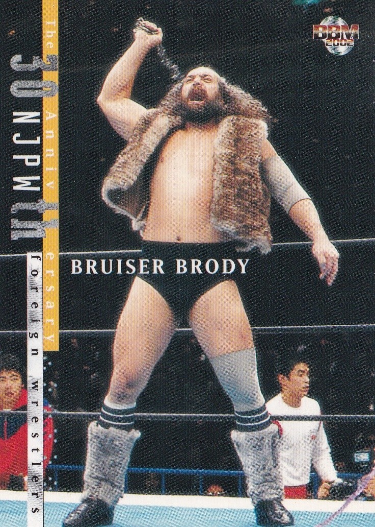 2002 BBM New Japan Pro Wrestling 30th Anniversary #162 Bruiser Brody