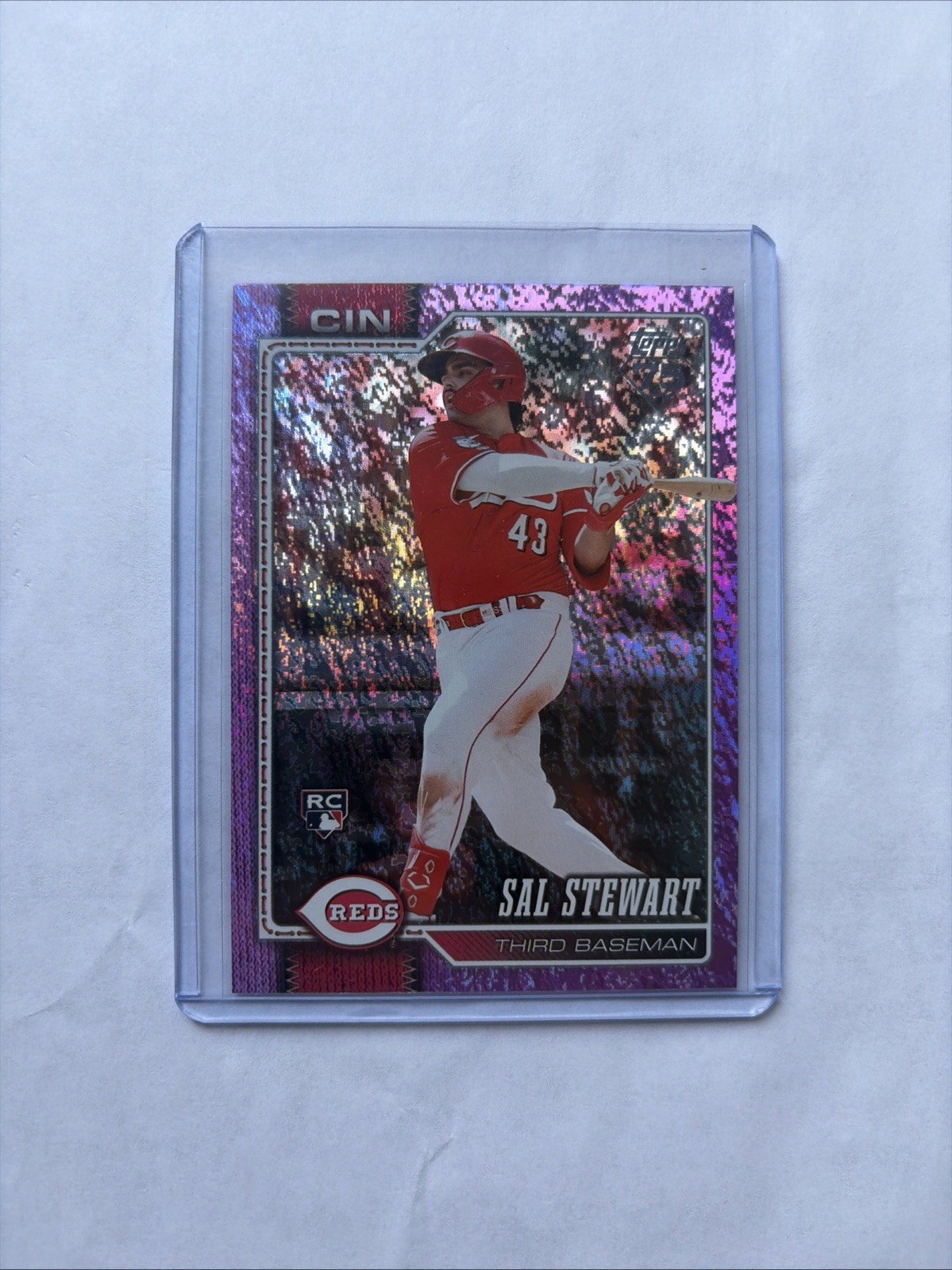 2026 Topps Sal Stewart RC Pink Holo Foil #372 Cincinnati Reds
