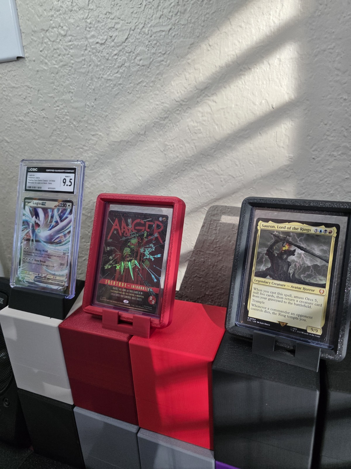 Trading Card Display Frame w/ Top Loader Included – MTG Pokémon TCG Card Stand
