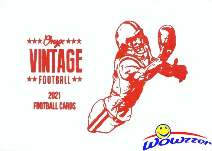 2021 Onyx Vintage Football Factory Sealed HOBBY Box-2 ON-CARD AUTOGAPHS