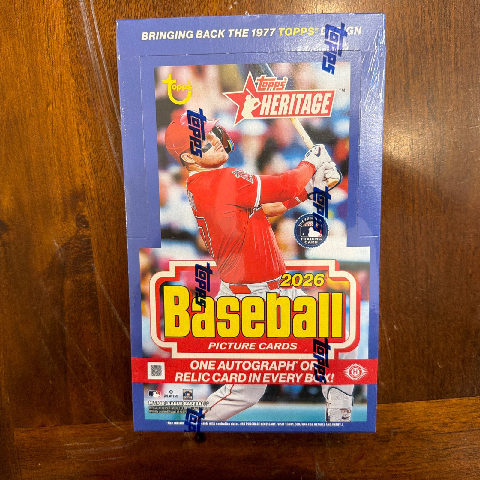 2026 Topps Heritage Baseball Hobby Box NEW Factory SEALED 1 Auto or Relic