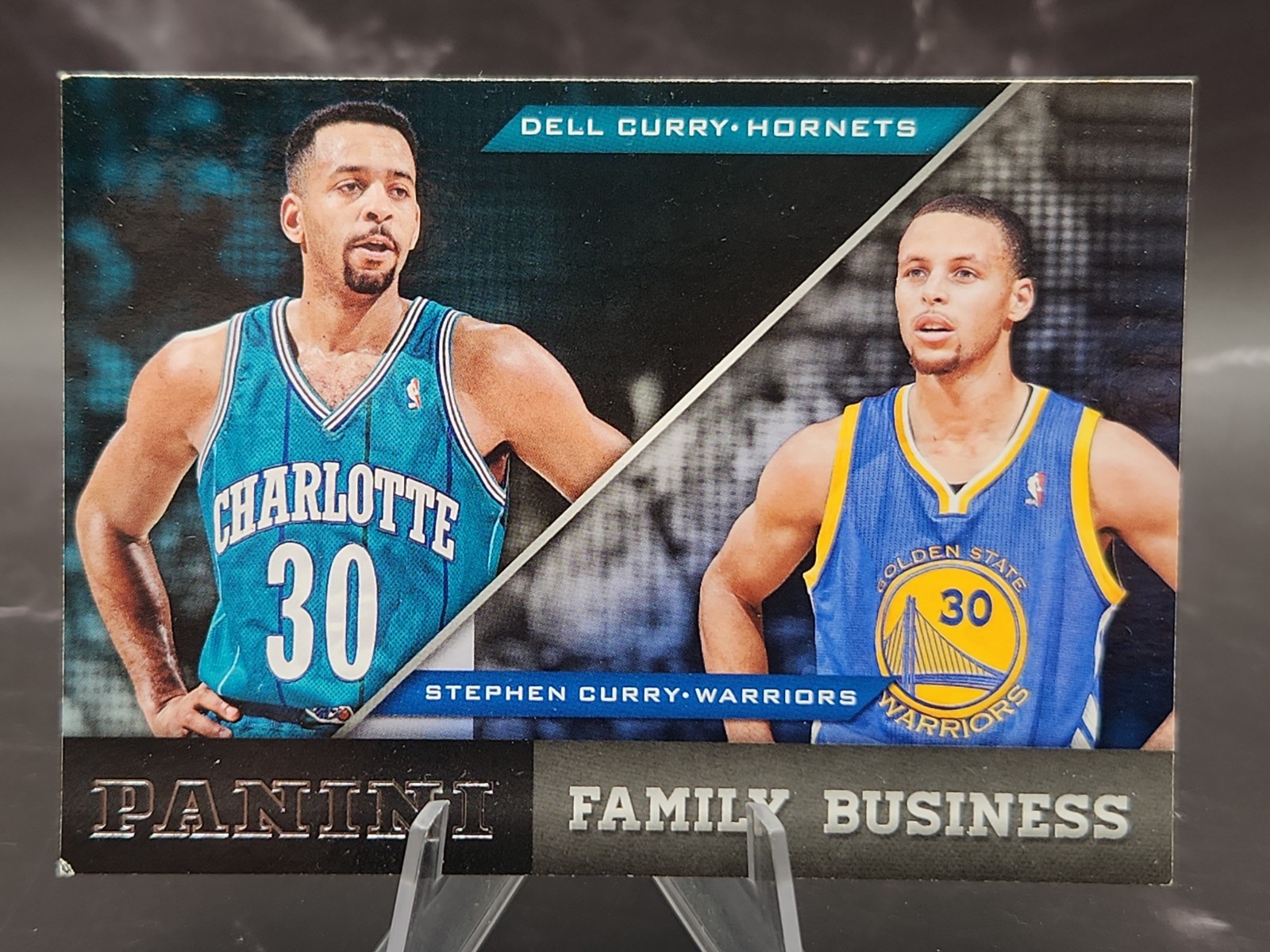 Dell Curry / Stephen Curry 2013-14 Panini #2 Family Business Warriors