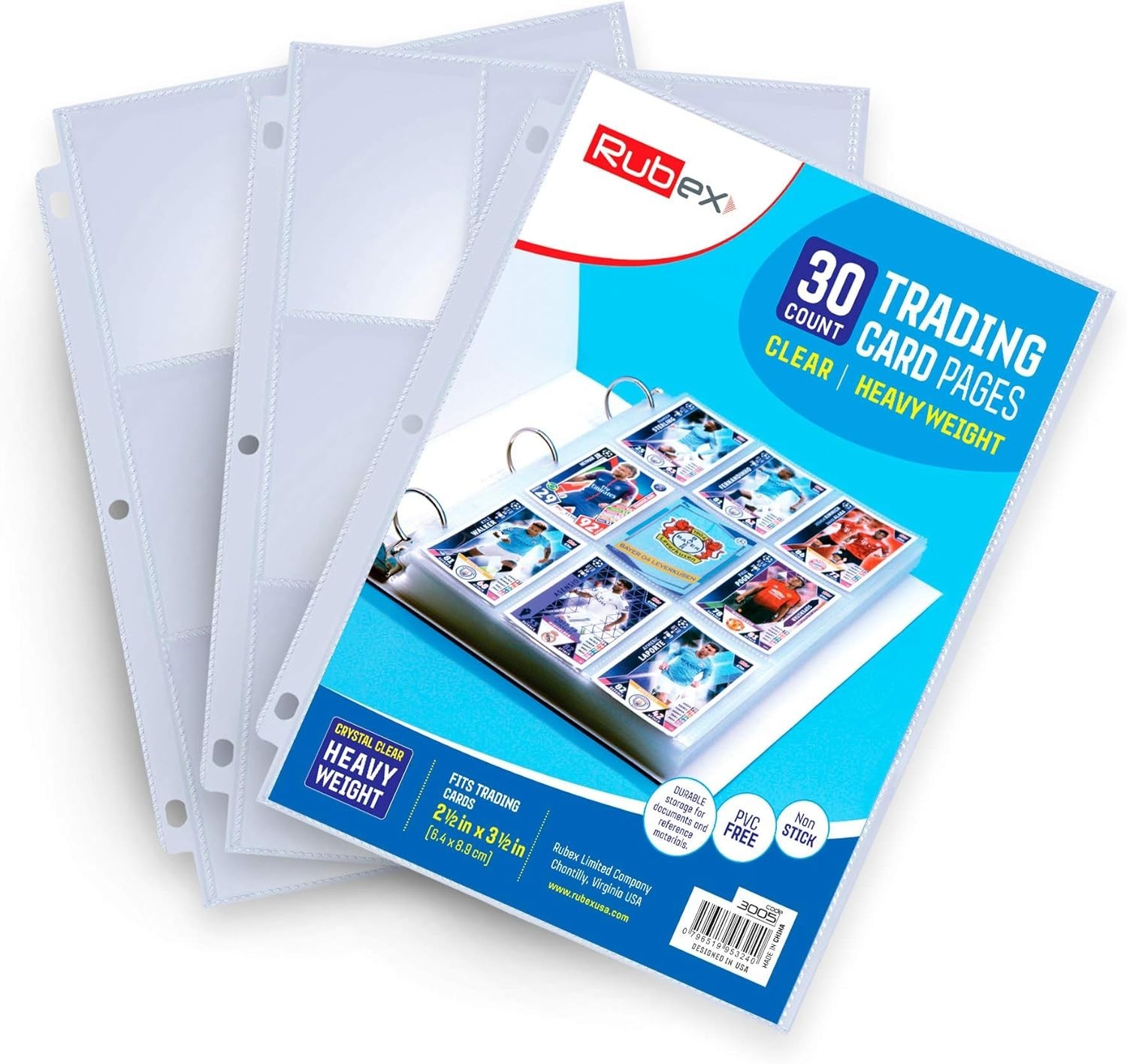 540-POCKET CARD SLEEVES 3-Ring Binder Plastic Pocket Baseball Sports Card Sheets