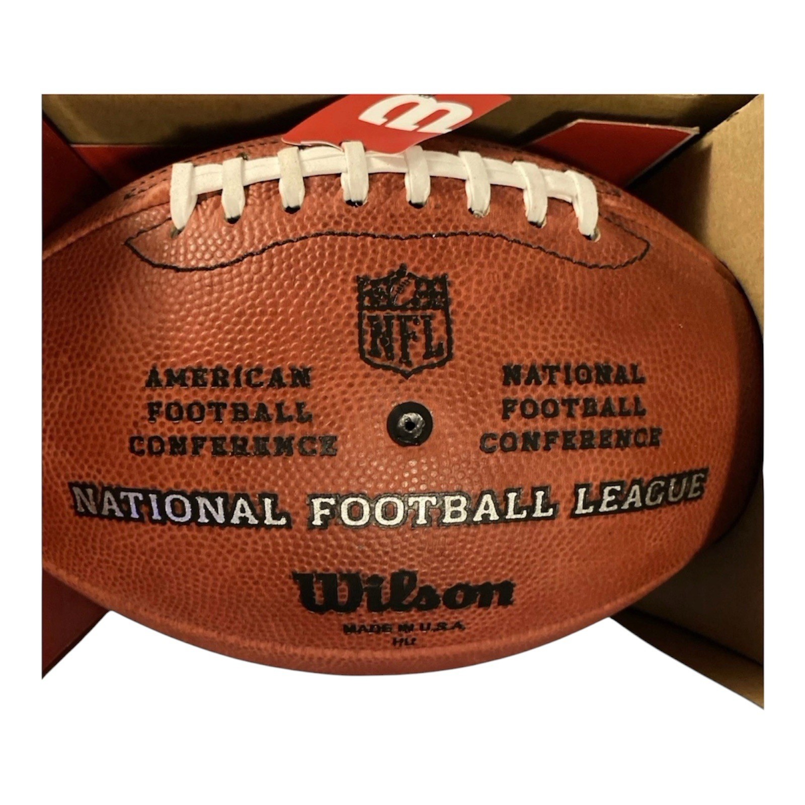 THE DUKE NFL FOOTBALL Wilson Official NFL Game Football Goodell
