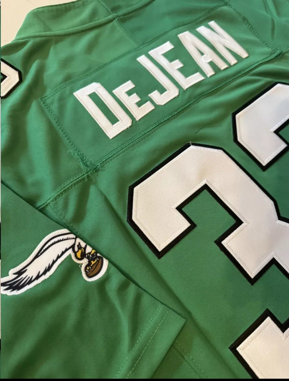 Cooper DeJean #33 Philadelphia Eagles Choice of Kelly Green All Stitched Jersey
