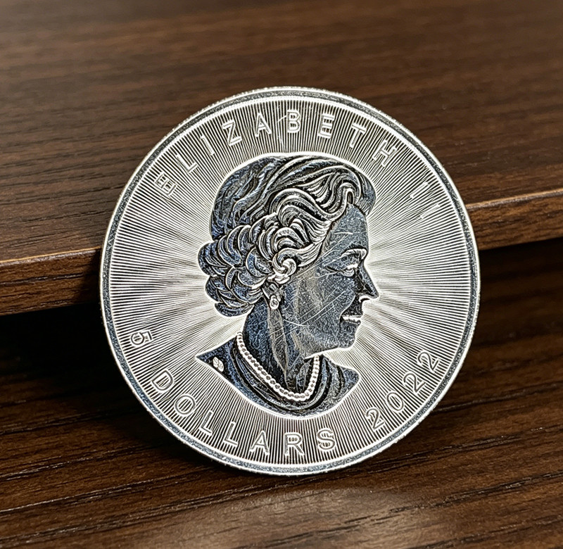 🍁2022 1 oz Canadian Maple Leaf C0-IN (BU) (.9999) Commemorative 2️⃣0️⃣2️⃣2️⃣