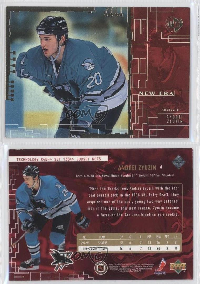 1998-99 Upper Deck UD3 New Era Andrei Zyuzin #138 0f8