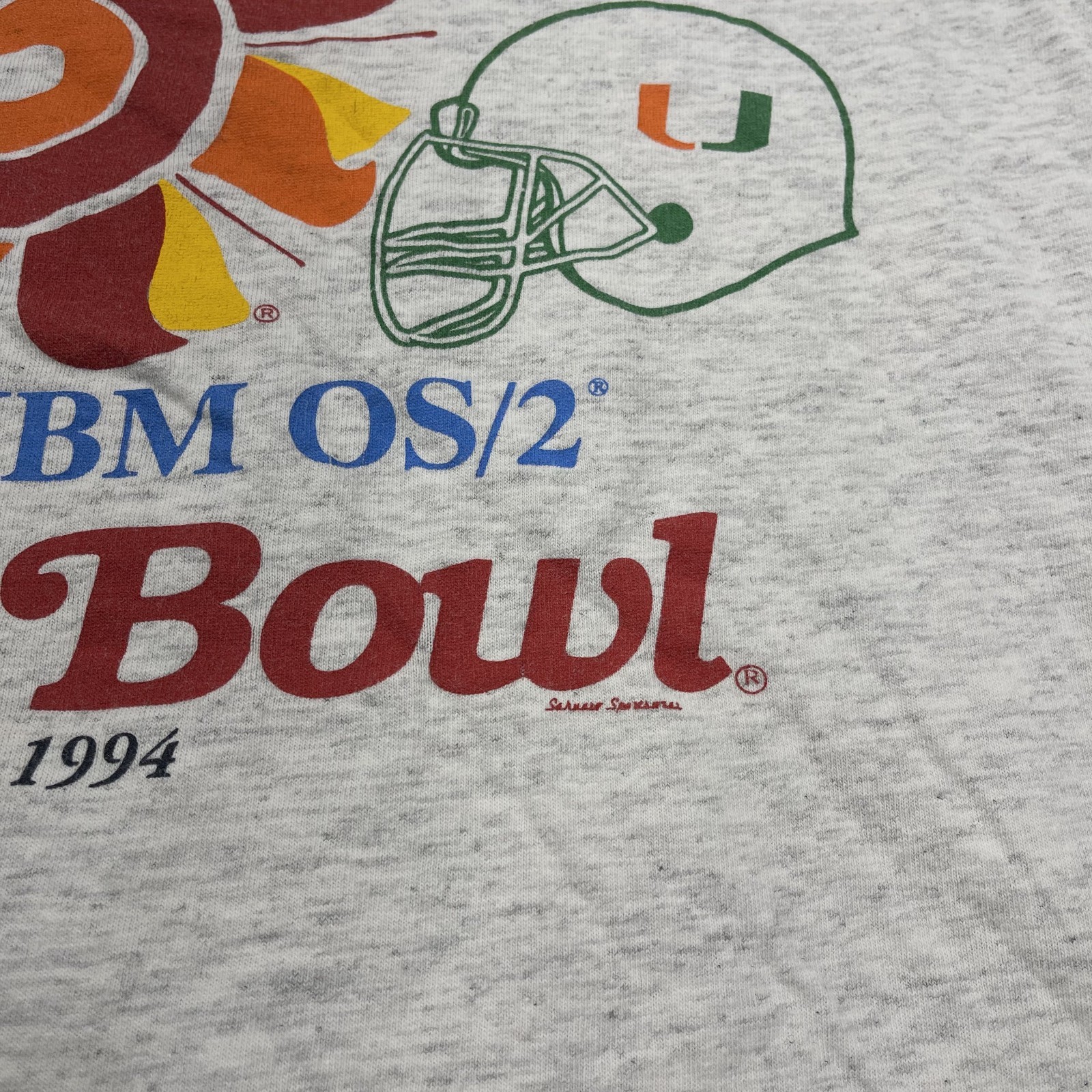 VINTAGE Arizona Wildcats Shirt Mens Large Fiesta Bowl Miami Single Stitch 90s