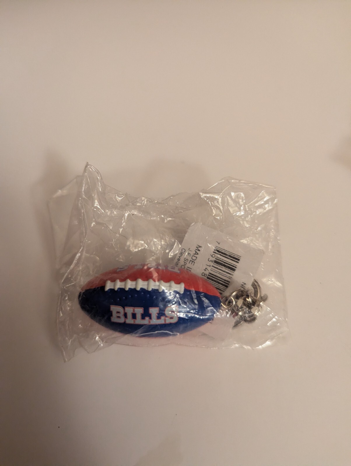 Vintage JF Sports Lil Sports Brat BUFFALO BILLS NFL Football Keychain NOS Rare!