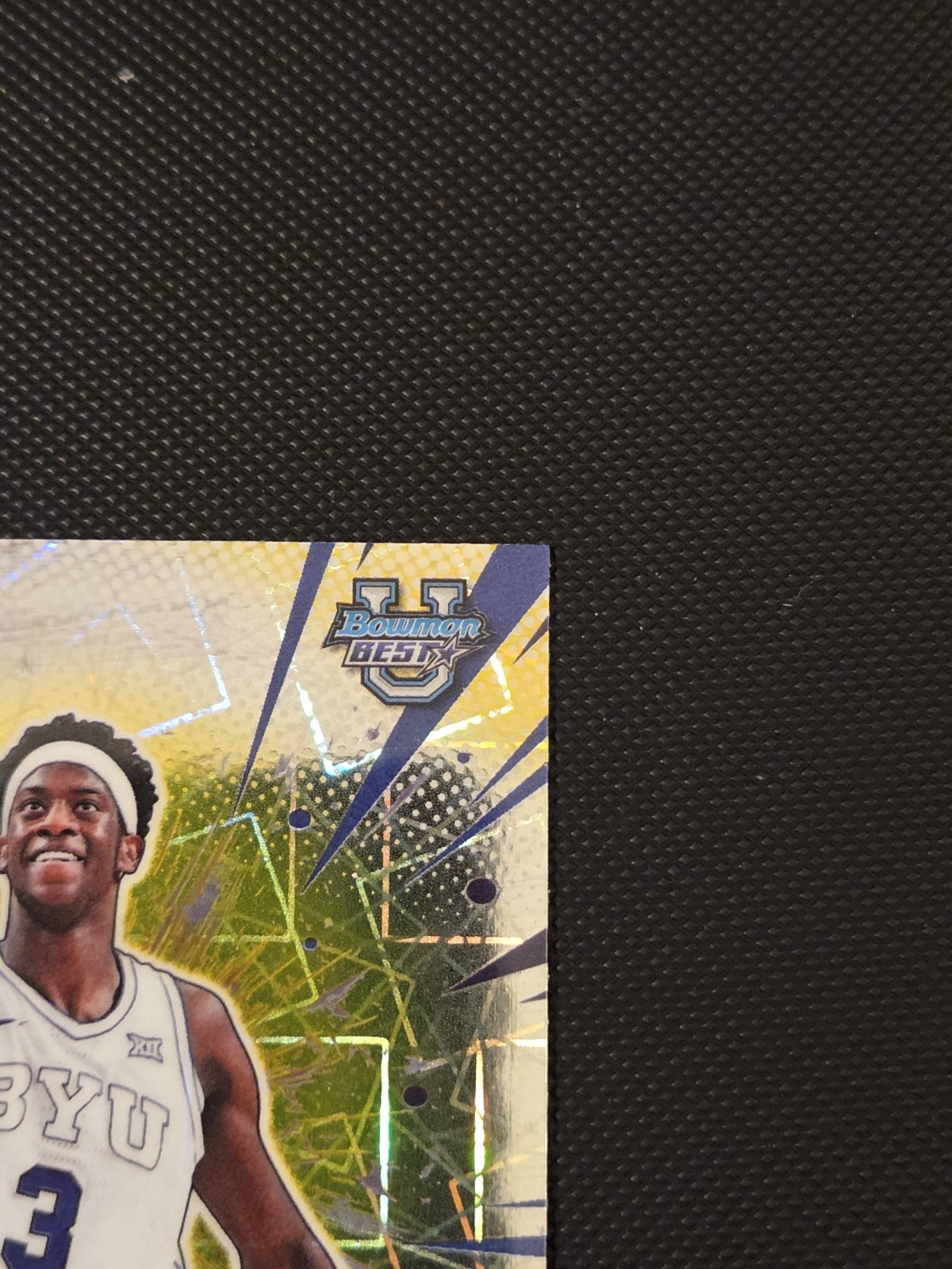 25-26 Bowman’s Best U AJ Dybantsa Yellow Lazer /75 #TS-1 Washington Wizards BYU