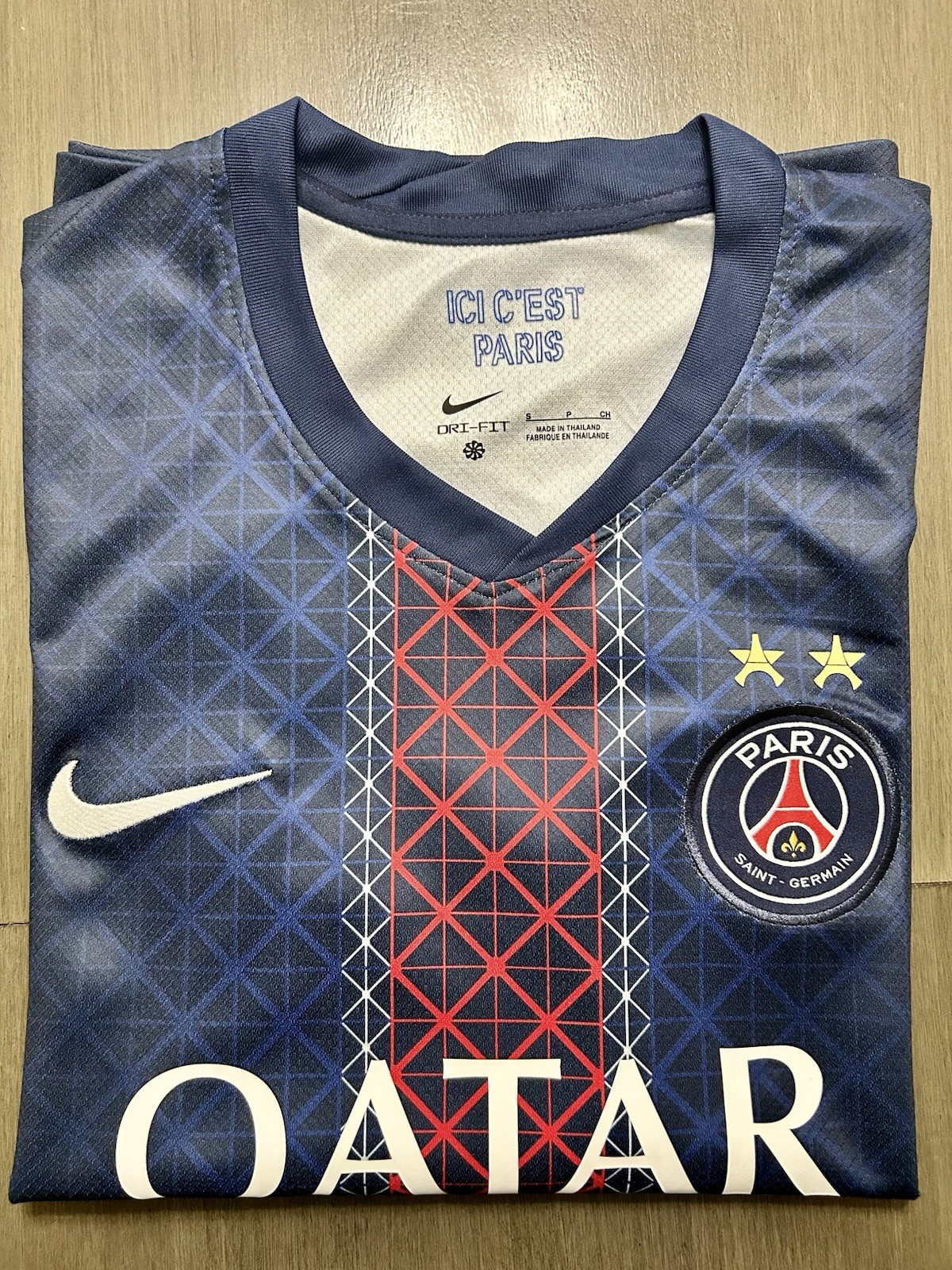 PSG Champion League Winners Jersey – Size Slim Fit Small