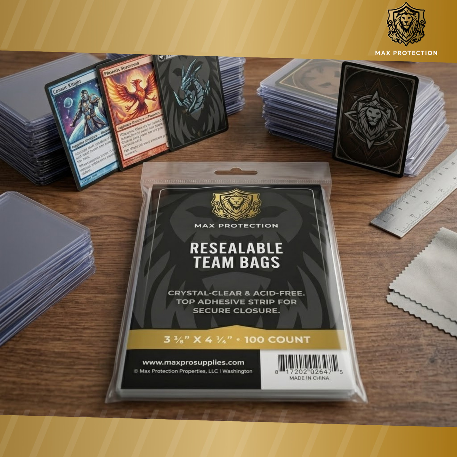 5,000ct Ultra Max Pro Team Bags for Baseball Pokemon Trading Cards – NEW
