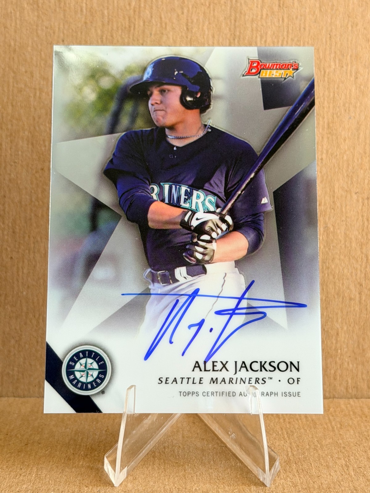 2015 Bowman’s Best – Best of 2015 Autographs Alex Jackson #B15-AJ Refractor (AU,