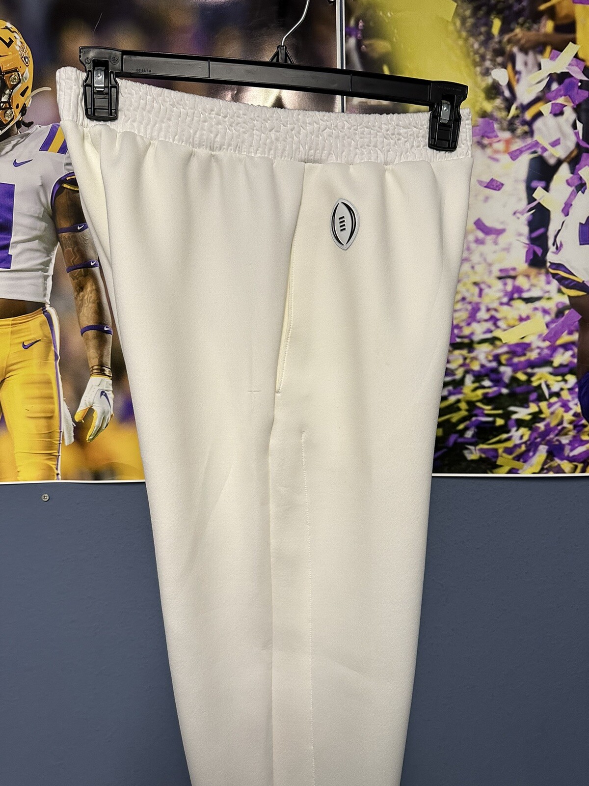 LSU Football #31 player Issued 2020 National championship Suit + Player Pass + +