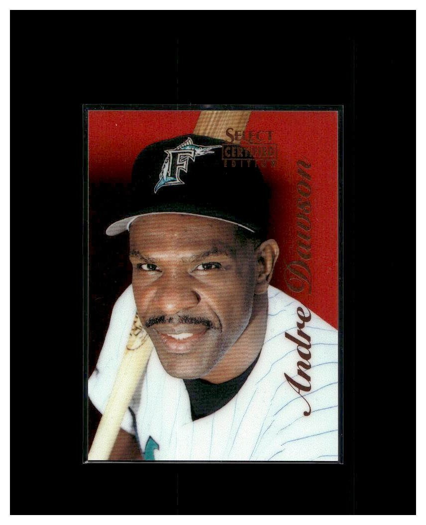 1996 Select Certified Edition – Andre Dawson #96 Red /1800 w/Peel