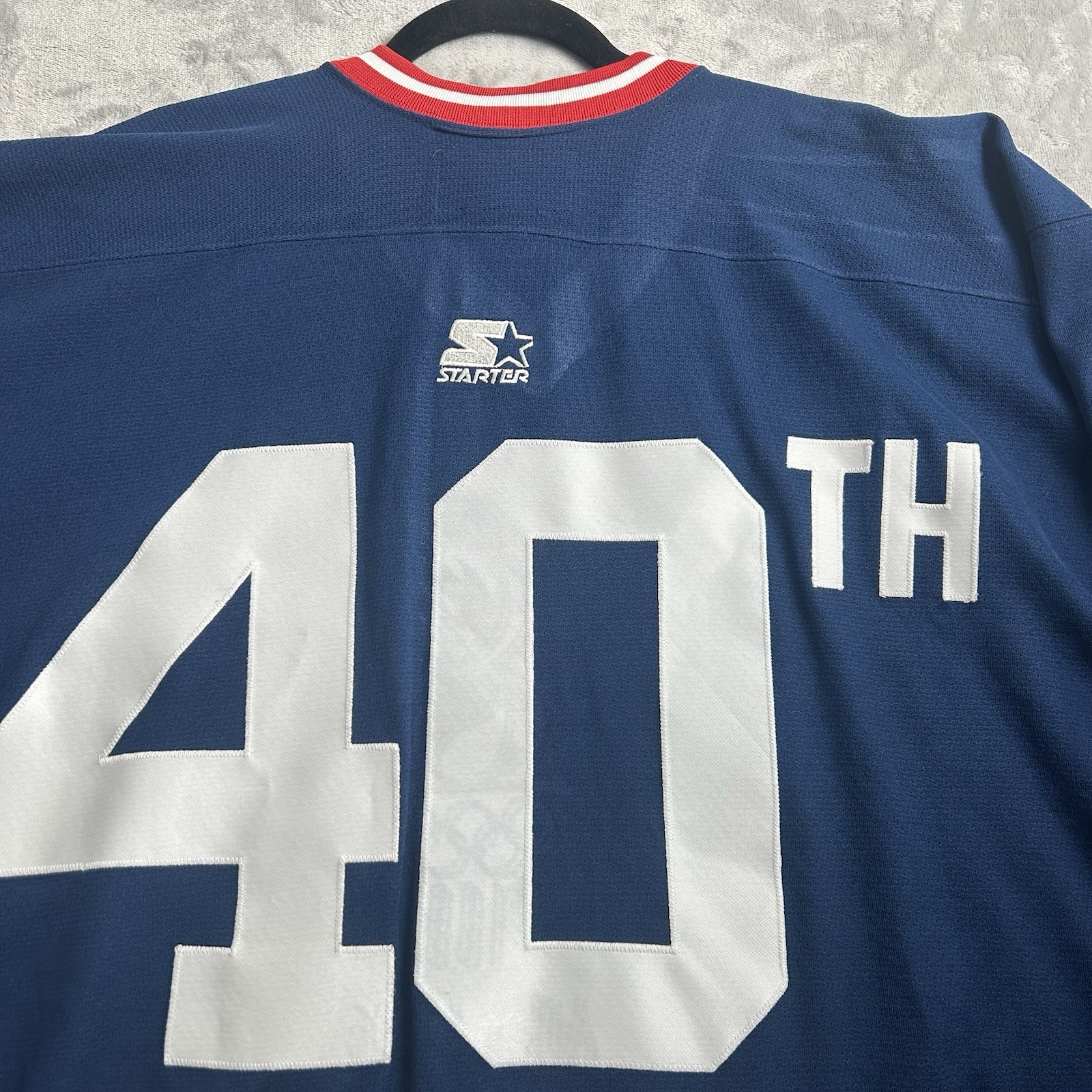 Atlanta 1996 Olympic Games Hockey Jersey Mens Large Starter 40TH Back Logo