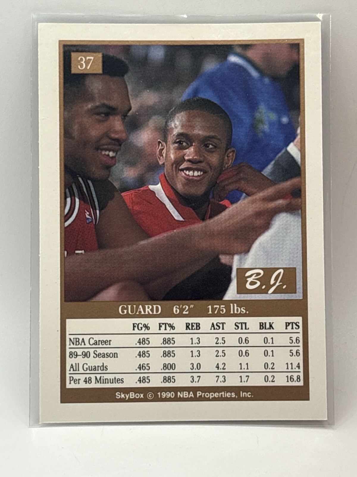 1990-91 Skybox – B.J. Armstrong #37 (RC)