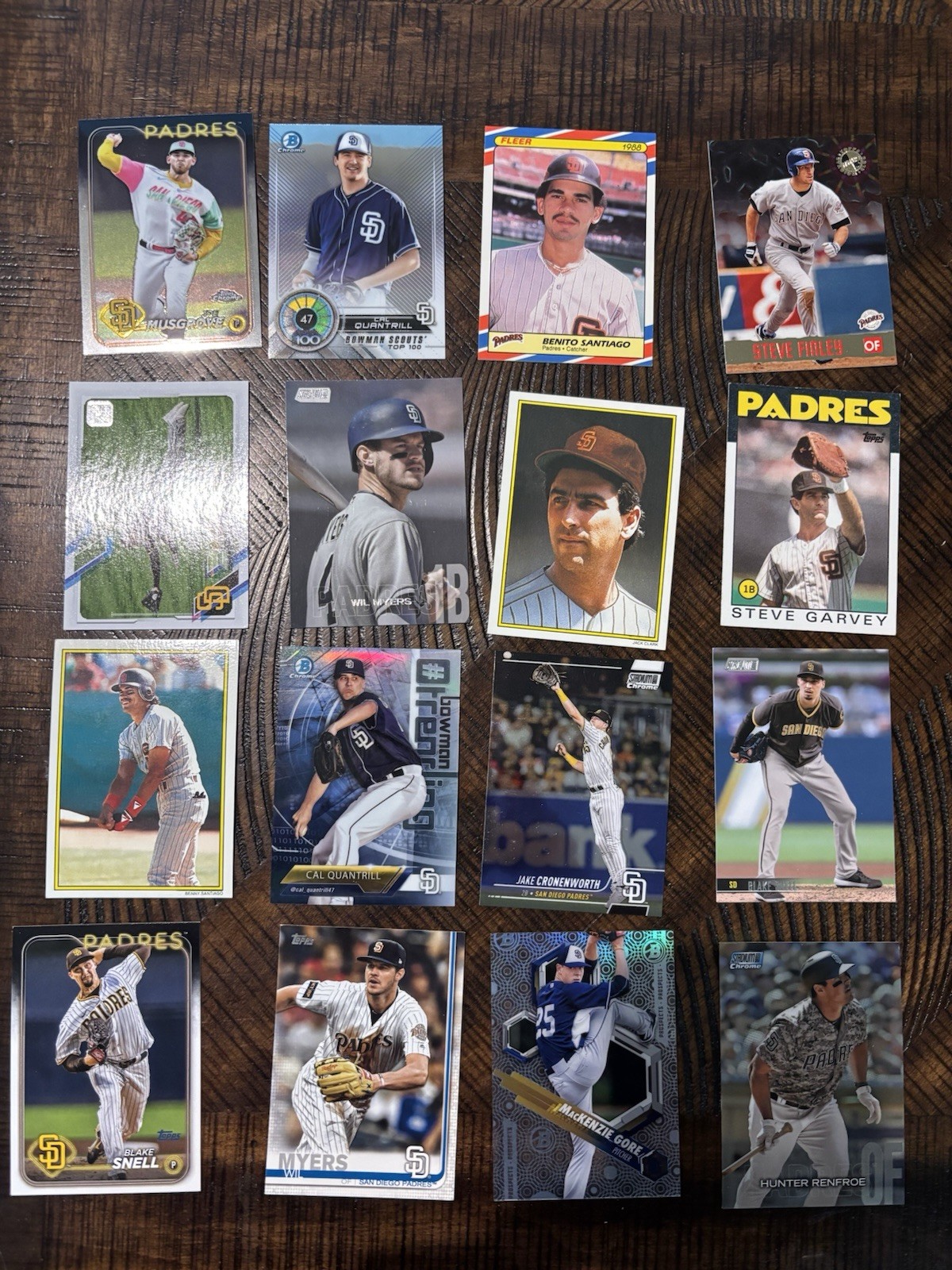 Lot Of 3200 San Diego Padres W/ Variety Tony Gwynn, Steve Garvey, Fred McGriff